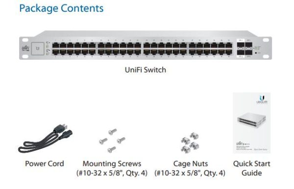 Ubiquiti UniFi Switch - 48 poort, 500W - Afbeelding 3